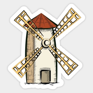 The Farm Windmill Sticker